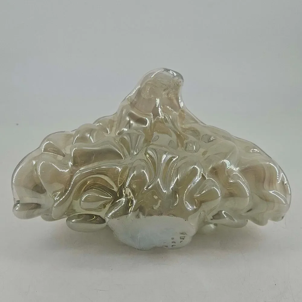 Unique Hand blown Studio Art Glass Letter or Napkin Holder
